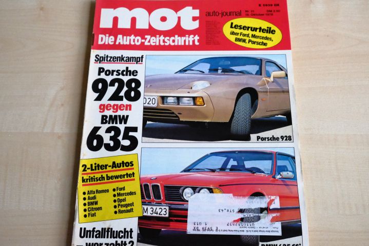 Deckblatt MOT (21/1978)