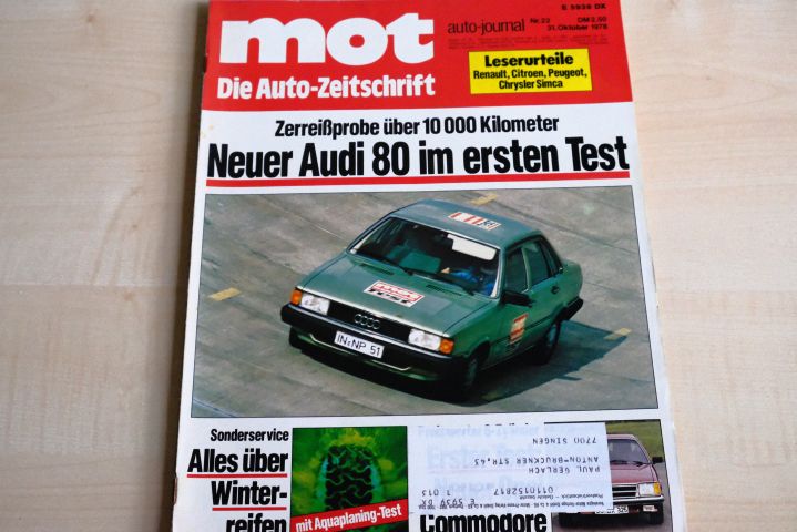 Deckblatt MOT (22/1978)