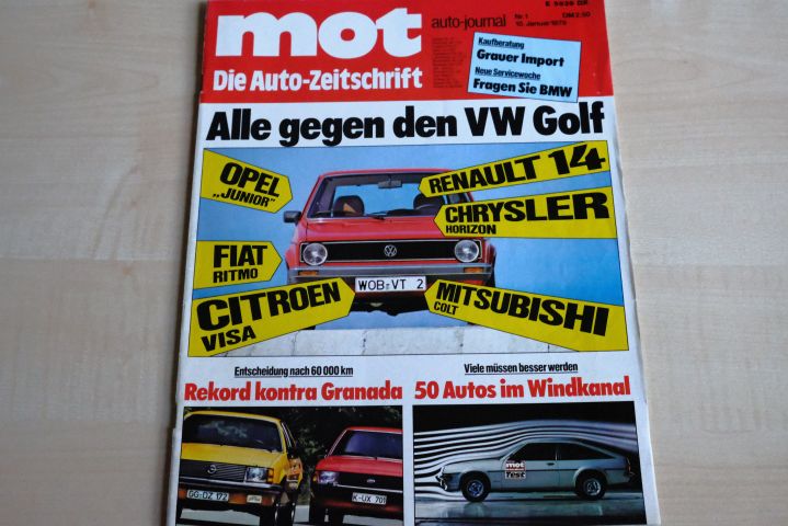 Deckblatt MOT (01/1979)