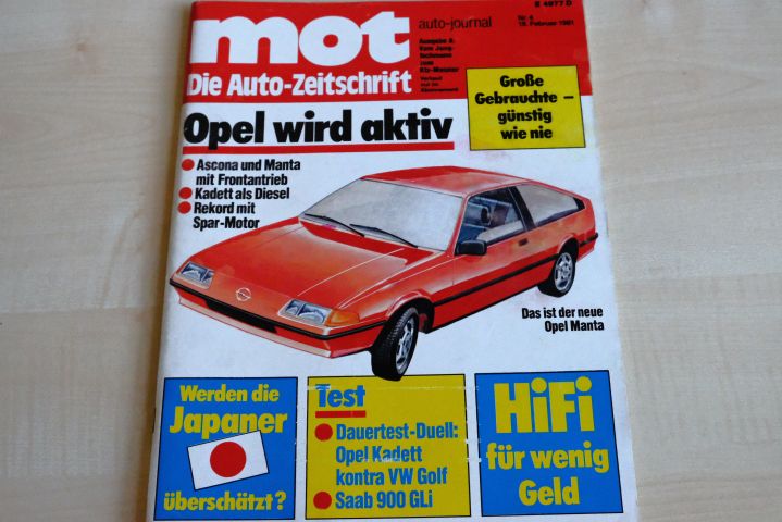 Deckblatt MOT (04/1981)