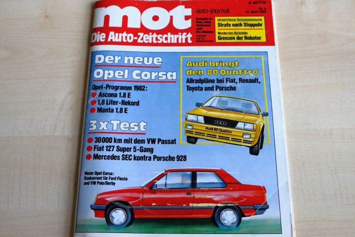 Deckblatt MOT (08/1982)