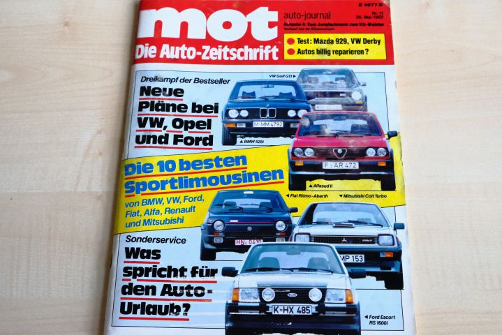 Deckblatt MOT (11/1982)