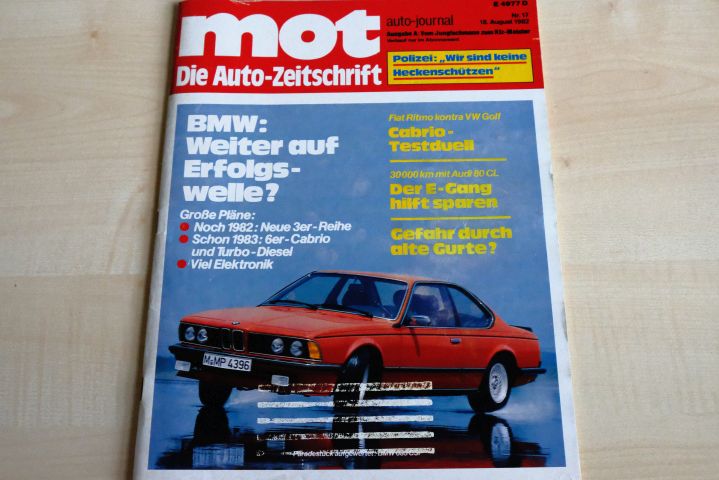 Deckblatt MOT (17/1982)