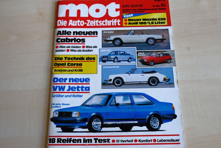 Deckblatt MOT (07/1983)