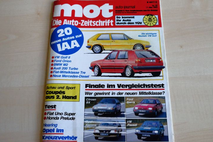 Deckblatt MOT (10/1983)