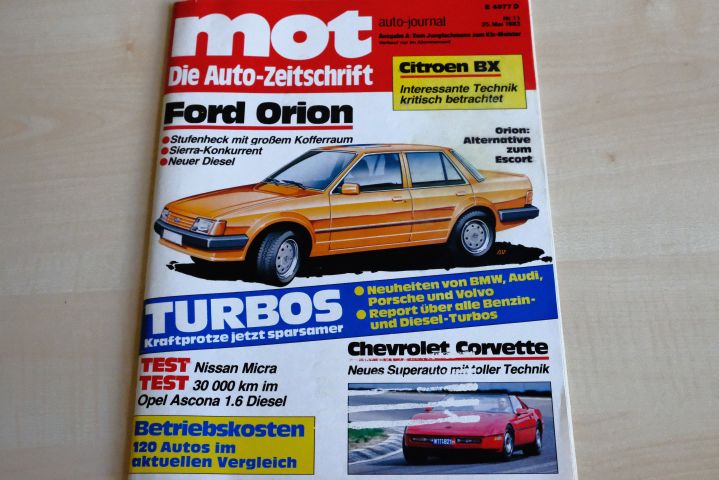 Deckblatt MOT (11/1983)