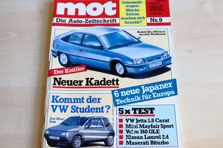 Deckblatt MOT (09/1984)