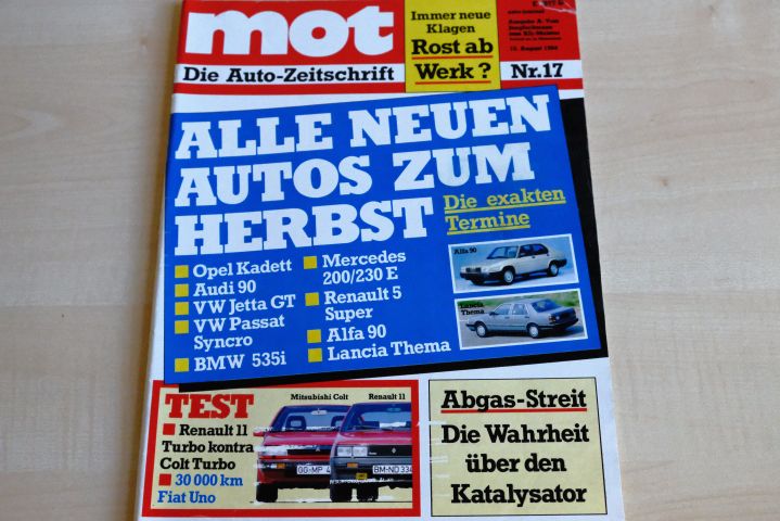 Deckblatt MOT (17/1984)
