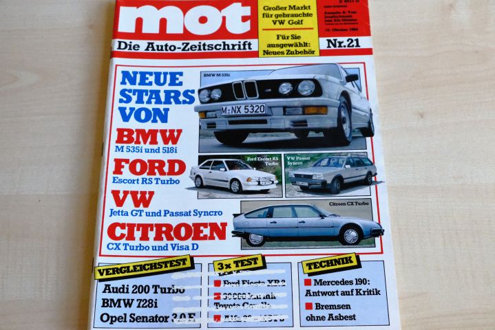 Deckblatt MOT (21/1984)