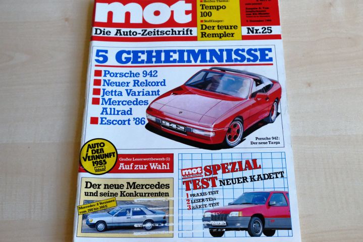Deckblatt MOT (25/1984)
