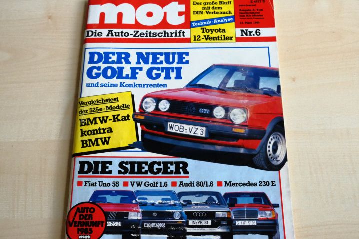Deckblatt MOT (06/1985)