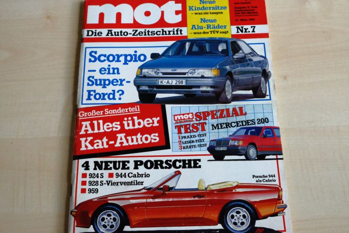 Deckblatt MOT (07/1985)