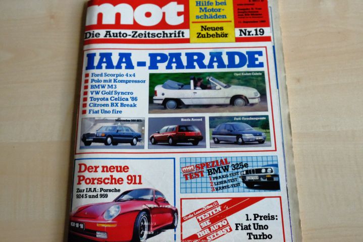 Deckblatt MOT (19/1985)