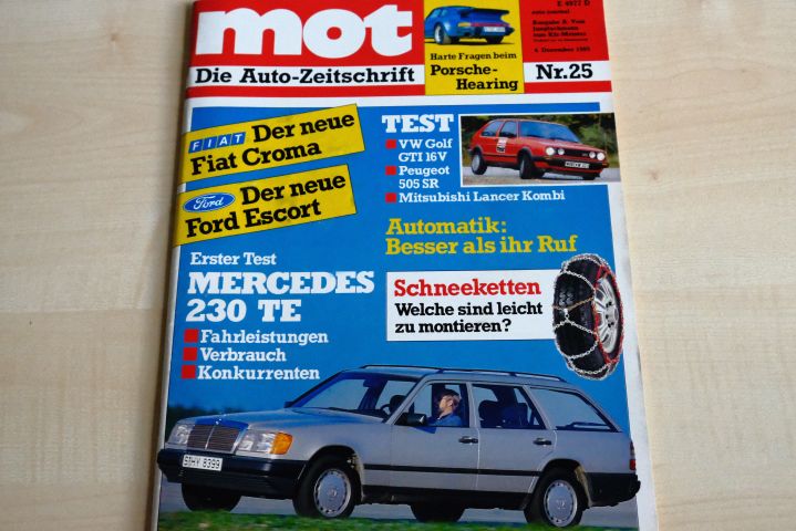 Deckblatt MOT (25/1985)