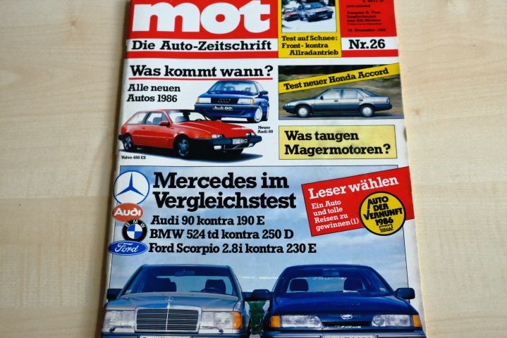 Deckblatt MOT (26/1985)