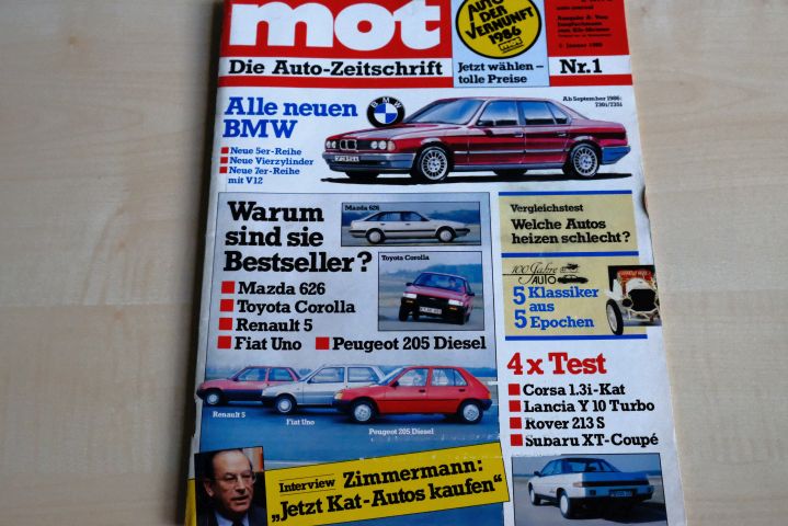 Deckblatt MOT (01/1986)