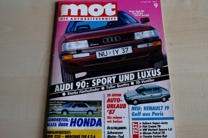 Deckblatt MOT (09/1987)