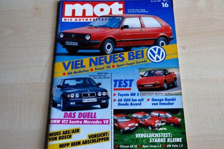 Deckblatt MOT (16/1987)