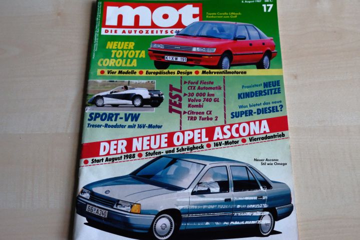 Deckblatt MOT (17/1987)