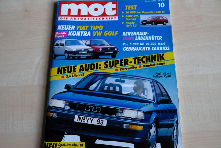 Deckblatt MOT (10/1988)