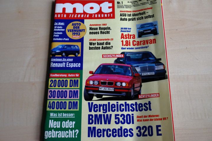 Deckblatt MOT (01/1992)