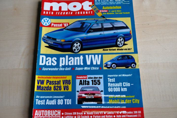 Deckblatt MOT (10/1992)