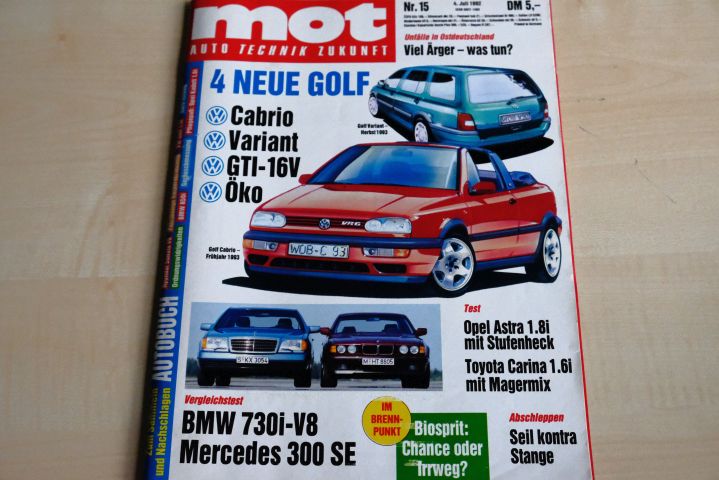 Deckblatt MOT (15/1992)