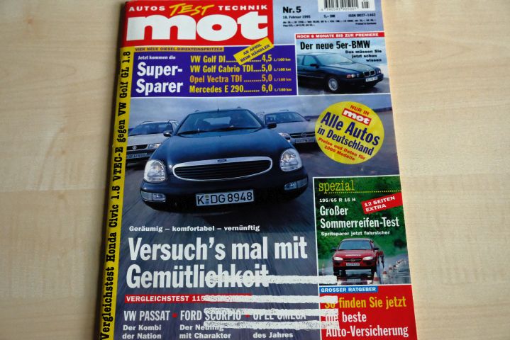 Deckblatt MOT (05/1995)