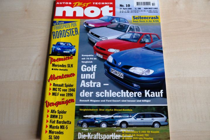 Deckblatt MOT (10/1996)