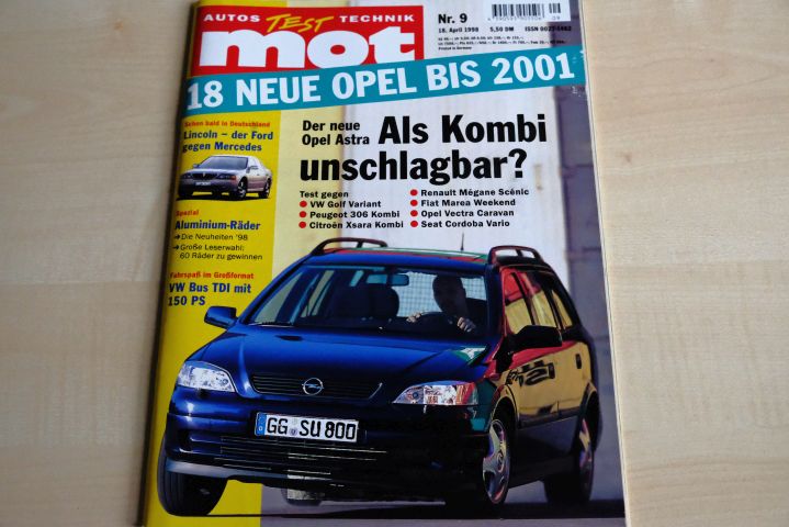 Deckblatt MOT (09/1998)