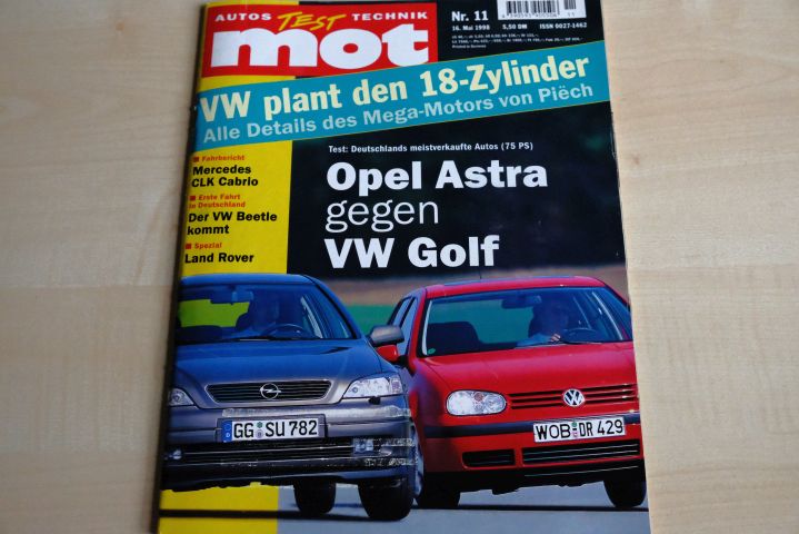 Deckblatt MOT (11/1998)