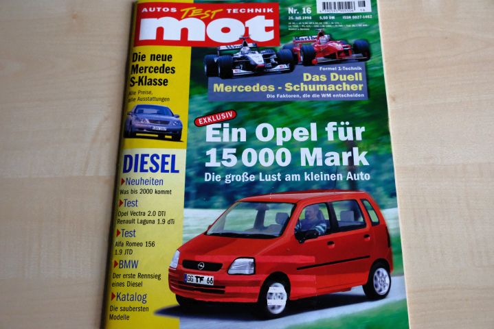 Deckblatt MOT (16/1998)