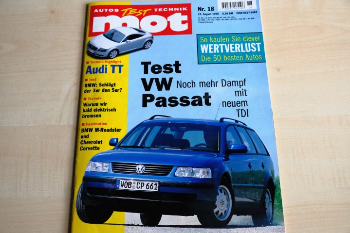 Deckblatt MOT (18/1998)