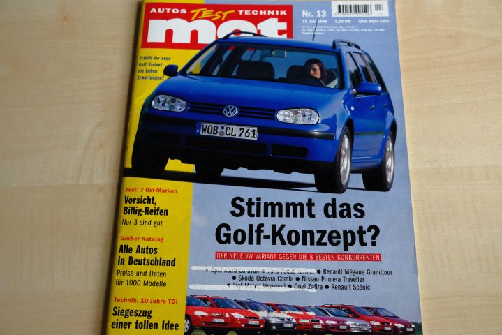 Deckblatt MOT (13/1999)