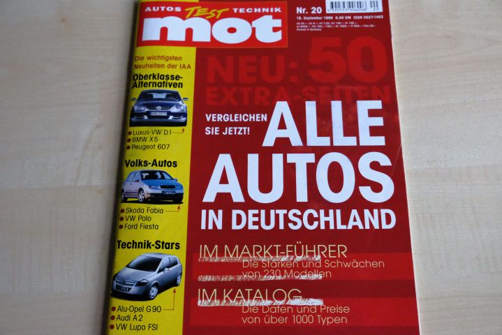 Deckblatt MOT (20/1999)