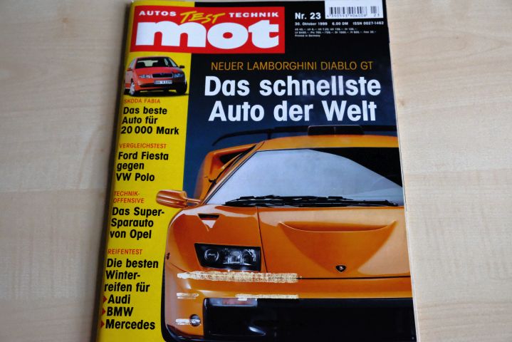 Deckblatt MOT (23/1999)
