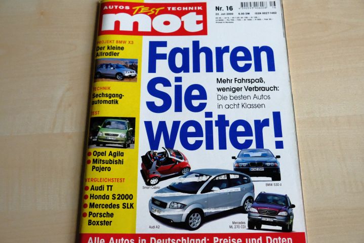 Deckblatt MOT (16/2000)