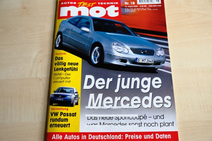 Deckblatt MOT (18/2000)