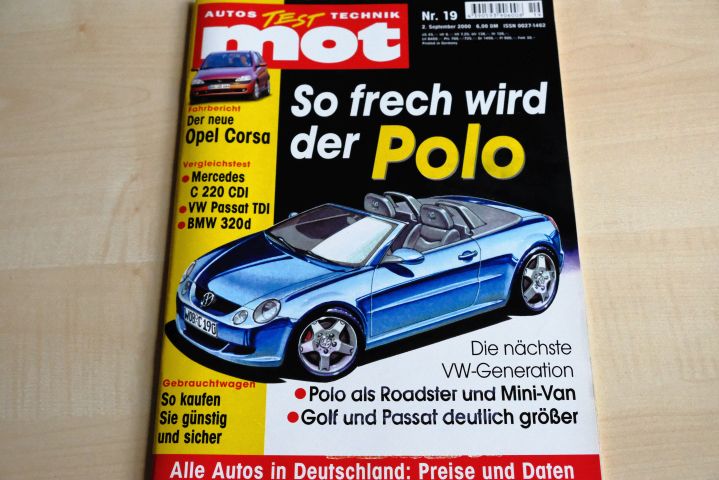 Deckblatt MOT (19/2000)