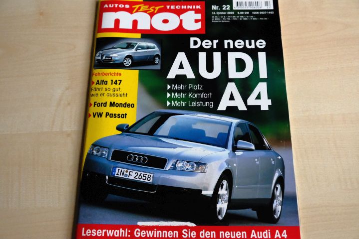 Deckblatt MOT (22/2000)