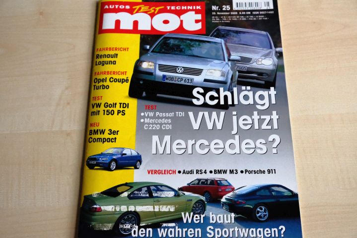 Deckblatt MOT (25/2000)