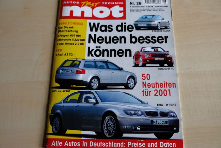 Deckblatt MOT (26/2000)