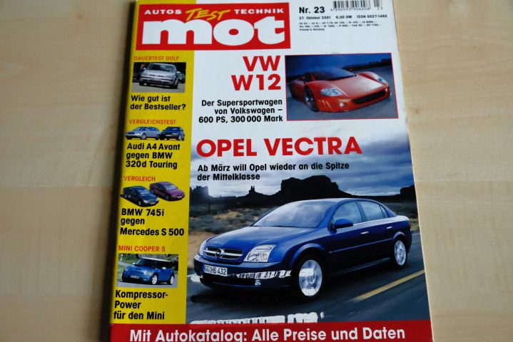 Deckblatt MOT (23/2001)