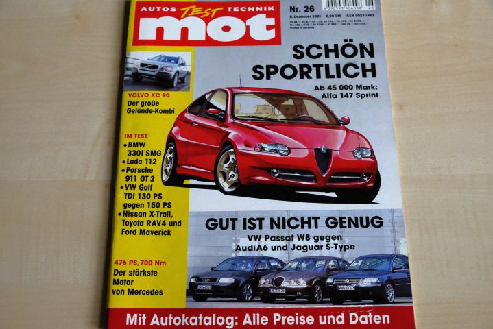 Deckblatt MOT (26/2001)