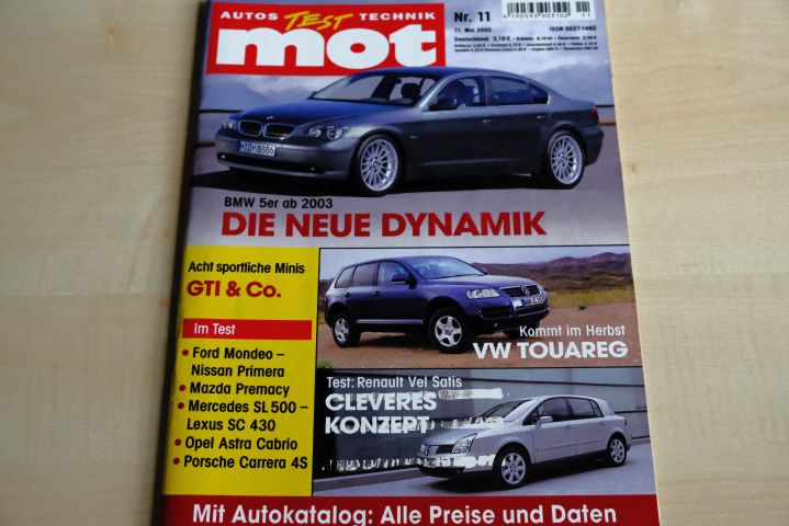 Deckblatt MOT (11/2002)
