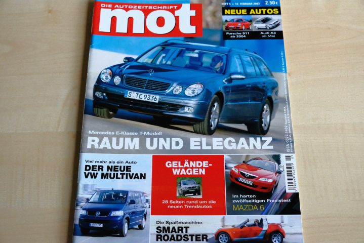 Deckblatt MOT (05/2003)