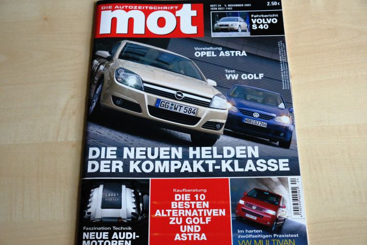 Deckblatt MOT (24/2003)