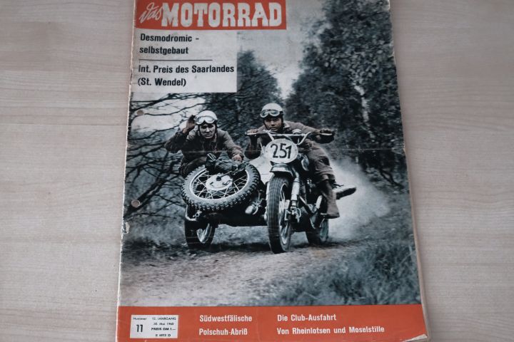 Deckblatt Motorrad (11/1960)