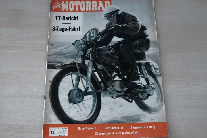 Deckblatt Motorrad (14/1960)