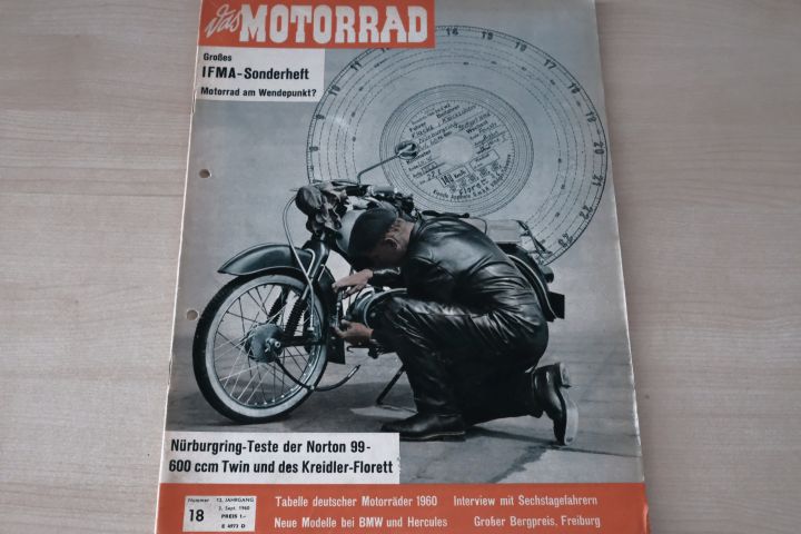 Deckblatt Motorrad (18/1960)